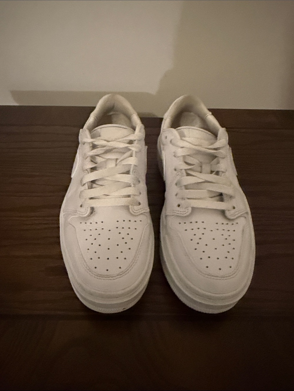 Nike Men's All-White Low-Top Sneakers